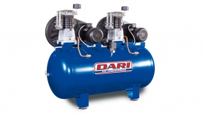 Tandem belt driven double-stage